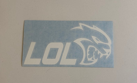 LOL Hellcat Decal